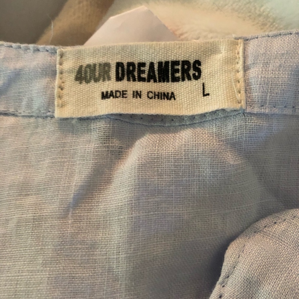 Anthro 4our Dreamers linen blouse - Picture 4 of 6